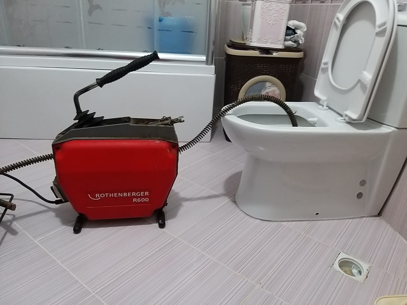 Robot tıkanıklık açma makinesi